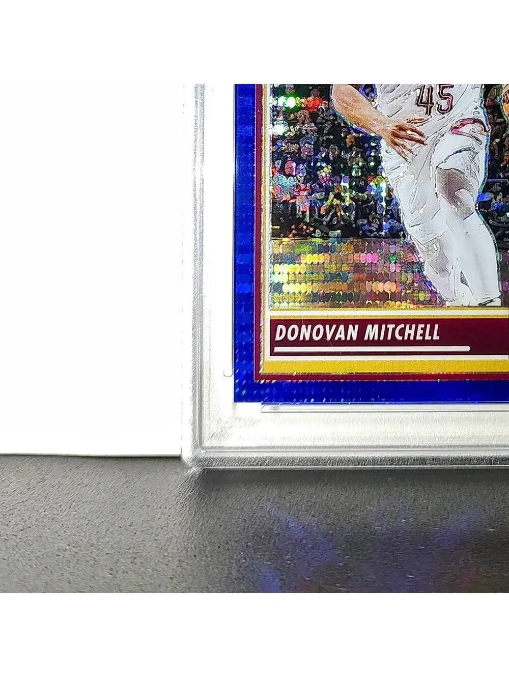 Donovan Mitchell 2023 Panini Hoops Premium #36 04/75 Blue Pulsar PSA 10 Gem Mint